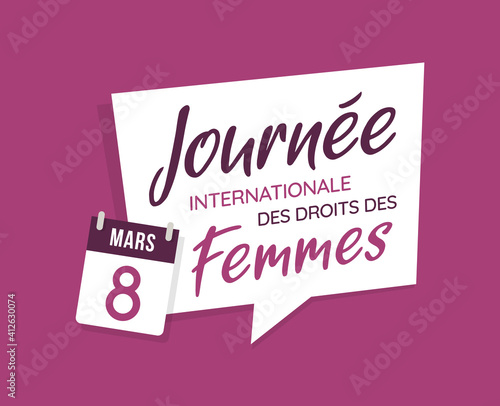 Journée Internationale des droits des Femmes - 8 Mars