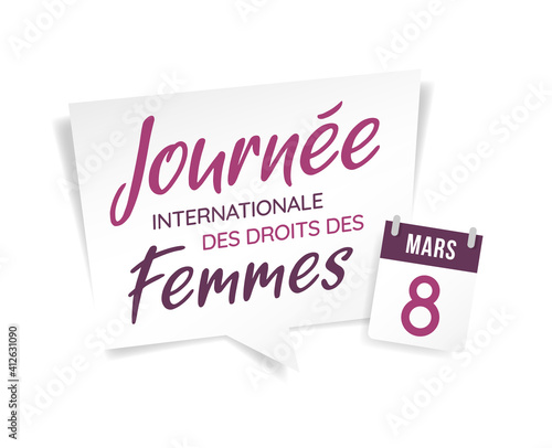 Journée Internationale des droits des Femmes - 8 Mars