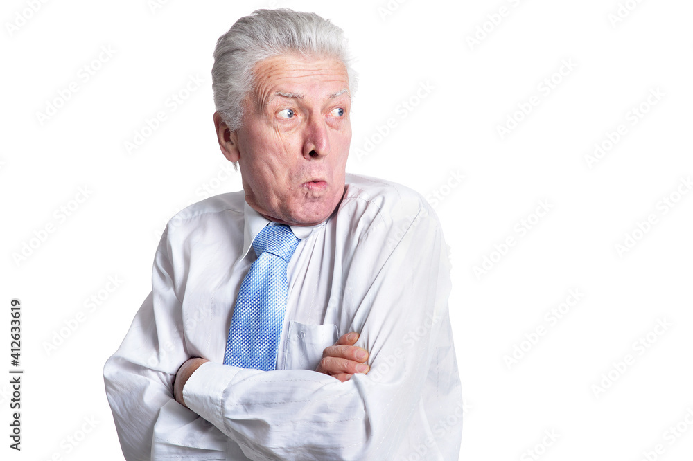 close up portrait of senior businessman in formal wear posing close up portrait of senior businessman in formal wear posing