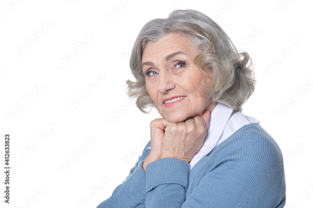portrait of beautiful senior woman portrait of beautiful senior woman