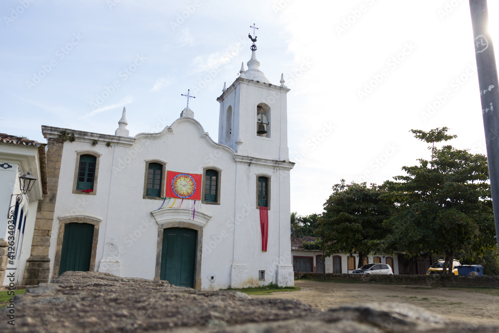 Fototapeta premium church of st john the baptist on the island