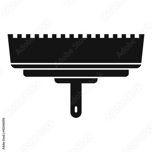 Putty knife dirty icon. Simple illustration of putty knife dirty vector icon for web design isolated on white background