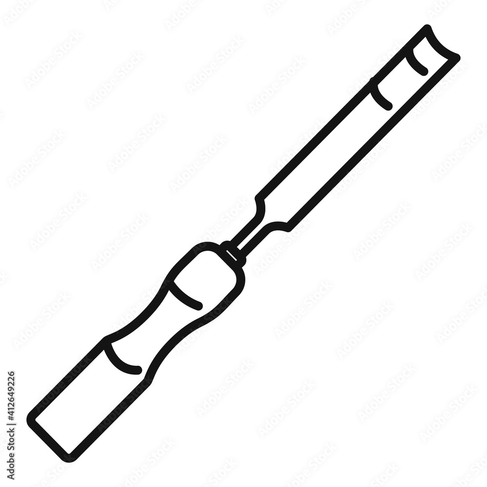 Chisel repair icon. Outline chisel repair vector icon for web design isolated on white background Chisel repair icon. Outline chisel repair vector icon for web design isolated on white background