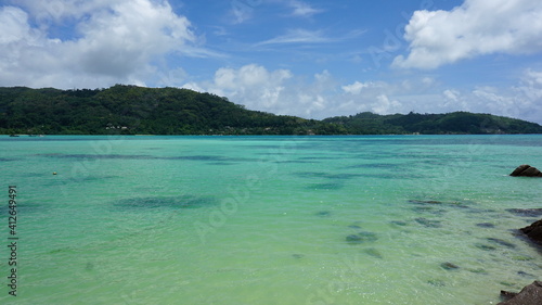 the Anse La Mouche on Mahe Island, Seychelles, October