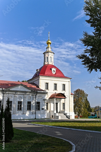 Autumn in the old town in the Moscow region.