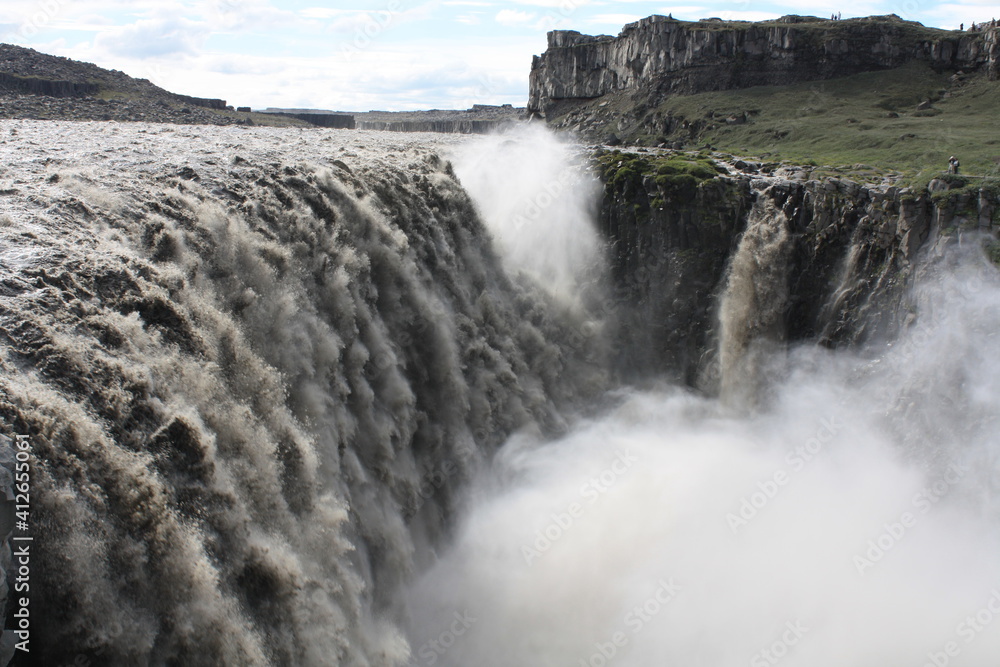 Obraz premium Cascada de Dettifoss, Islandia. Realmente impresionante.
