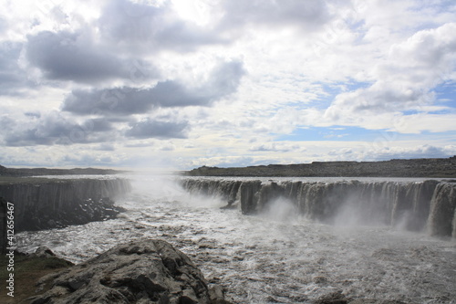 Obraz na plátně Cascada de Selfoss, Islandia salvaje.