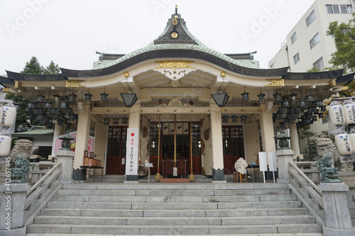 Dragon Shrine Temple Omikuji Osaka Japan Stock Photo Stock Images Stock Pictures