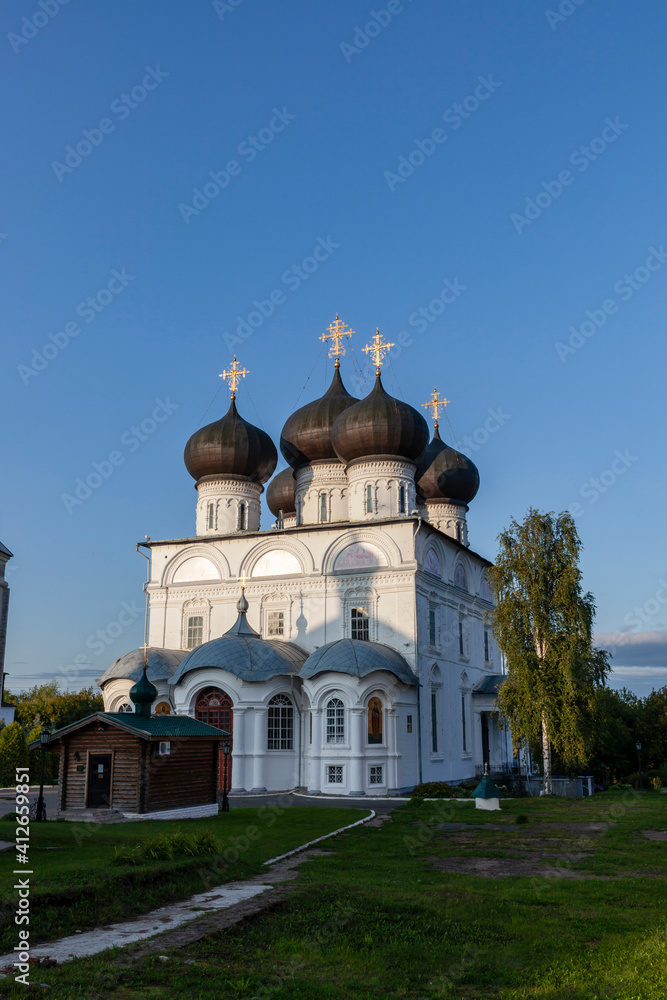 Cathedral of the Assumption of the Most Holy Theotokos in the Vyatka Assumption Trifonov Monastery. Kirov
