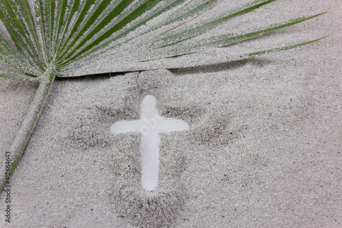 Fotografi Ash Wednesday and Lent concept