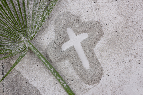 Obraz na plátně Ash Wednesday and Lent concept