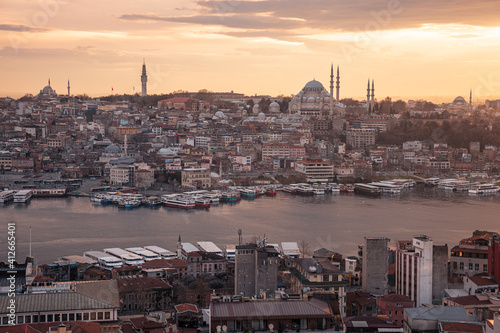 Istanbul skyline Bosphorus 