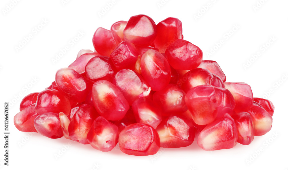Pomegranate isolated on a white background Pomegranate isolated on a white background