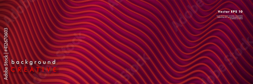 Abstract 3d background. Vector design. Pattern with smooth waves.