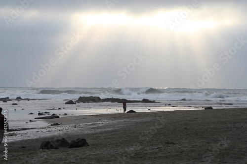 Mavericks Waves Half moon Bay Foggy Day