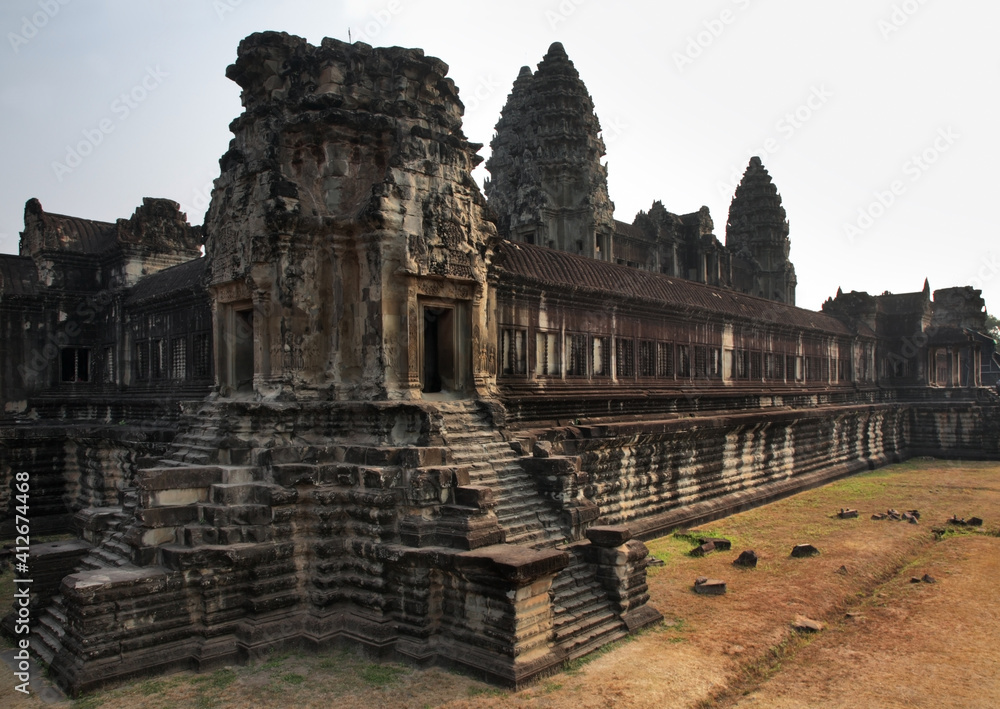 Naklejka premium Angkor Wat - Capital temple. Siem Reap province. Cambodia