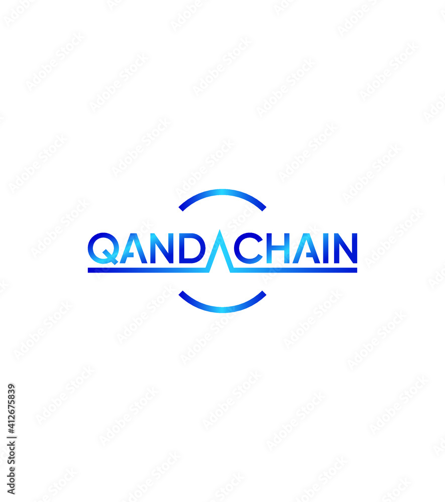 Qand A Chain logo template, vector logo for business and company identity Qand A Chain logo template, vector logo for business and company identity