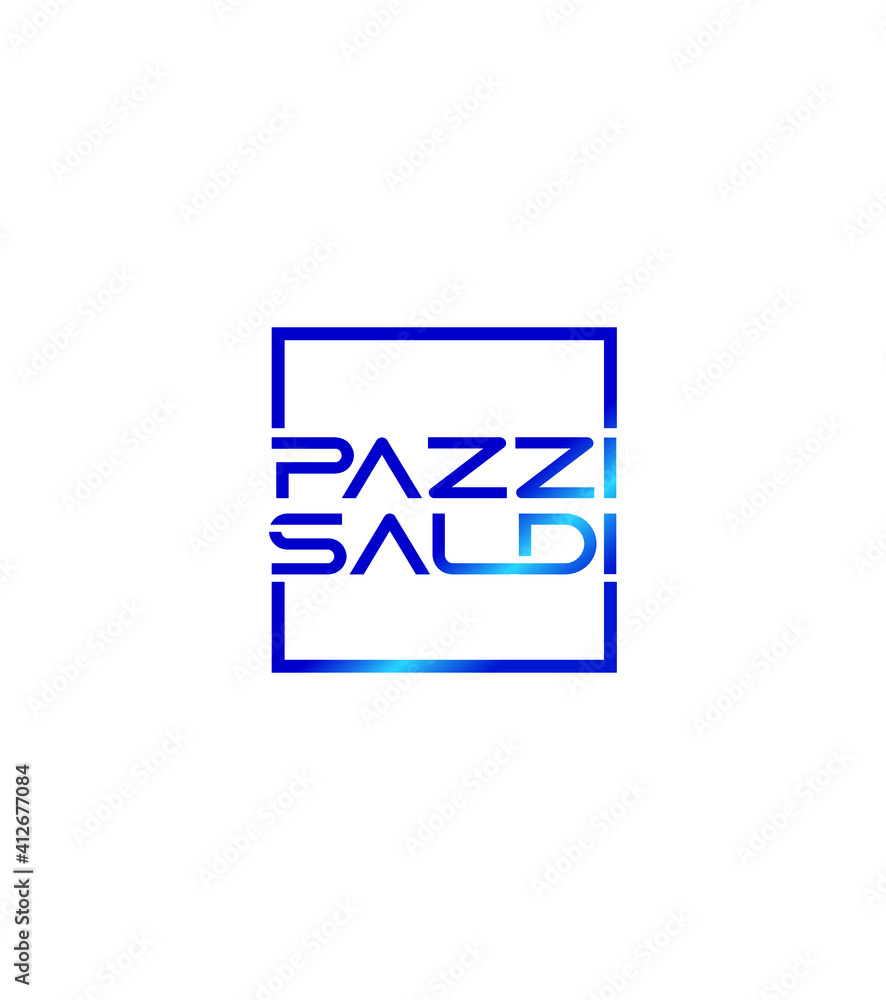Pazzi Saldi logo template, vector logo for business and company identity Pazzi Saldi logo template, vector logo for business and company identity