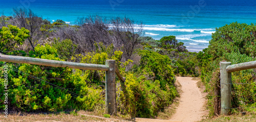 Beautiful coastline of the Great Ocean Road, Australia