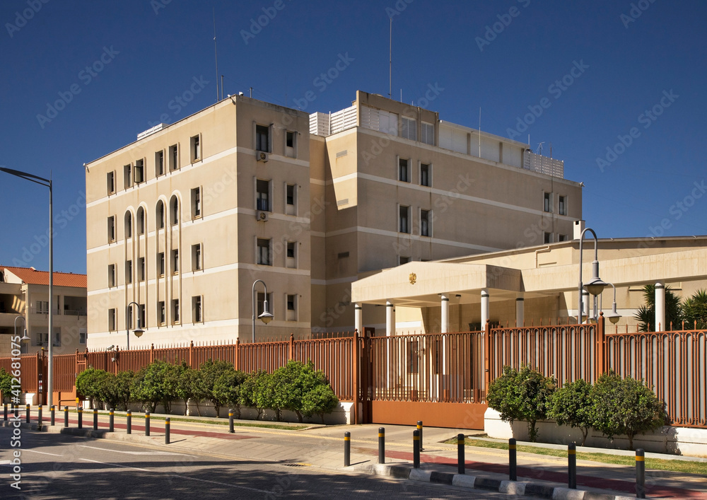 Embassy of Russian Federation in Nicosia. Cyprus Stock Photo Adobe Stock
