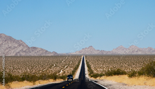 straight road