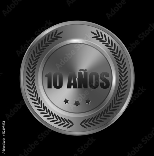 icono de 10 años