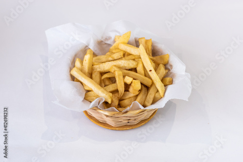 Bild auf Leinwand papas fritas ,papas a la francesa