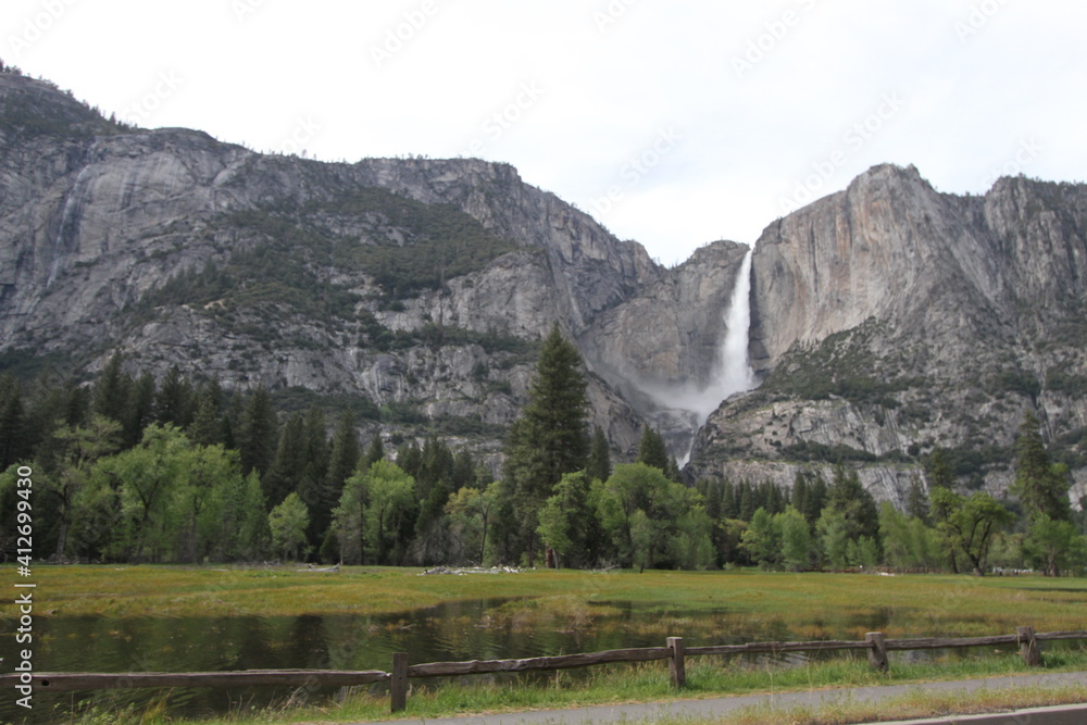 Yosemite Falls Merced River