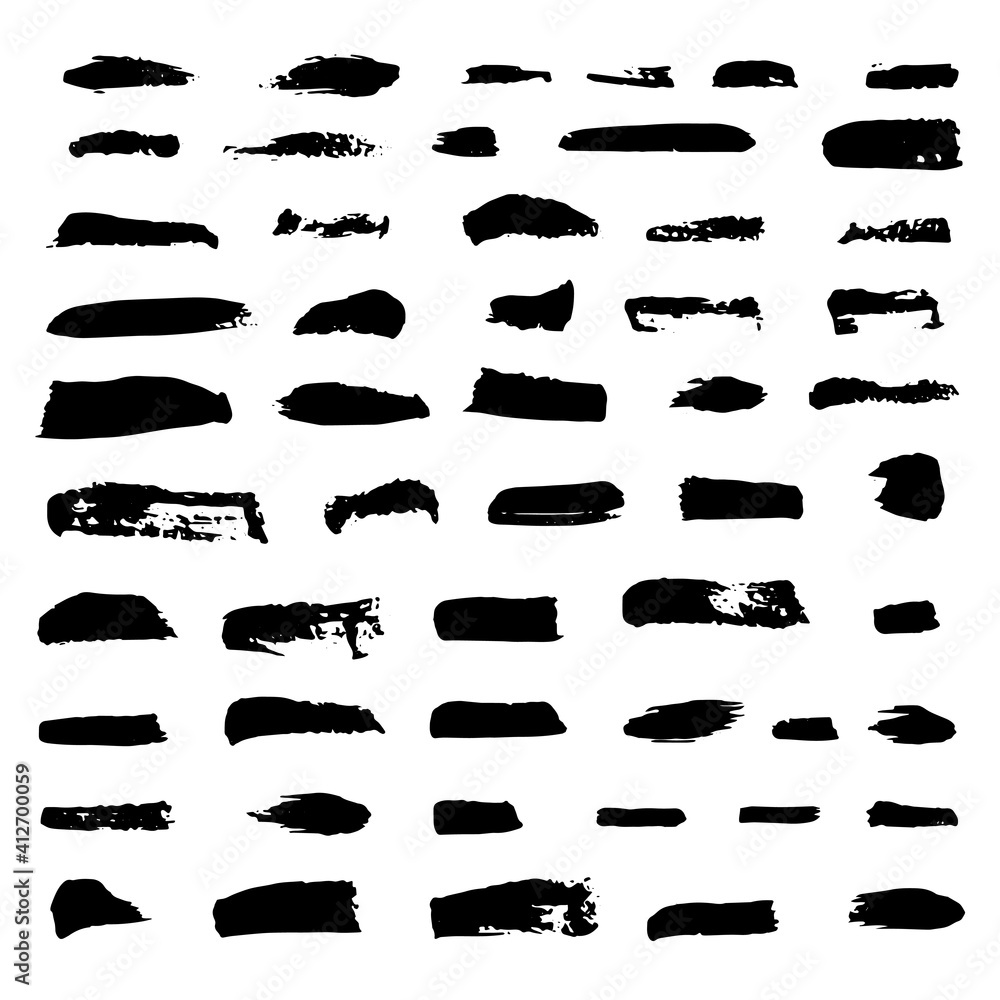 Paint stains brush stroke backgrounds set. Dirty artistic vector design elements for text, labels, logo. Paint stains brush stroke backgrounds set. Dirty artistic vector design elements for text, labels, logo.