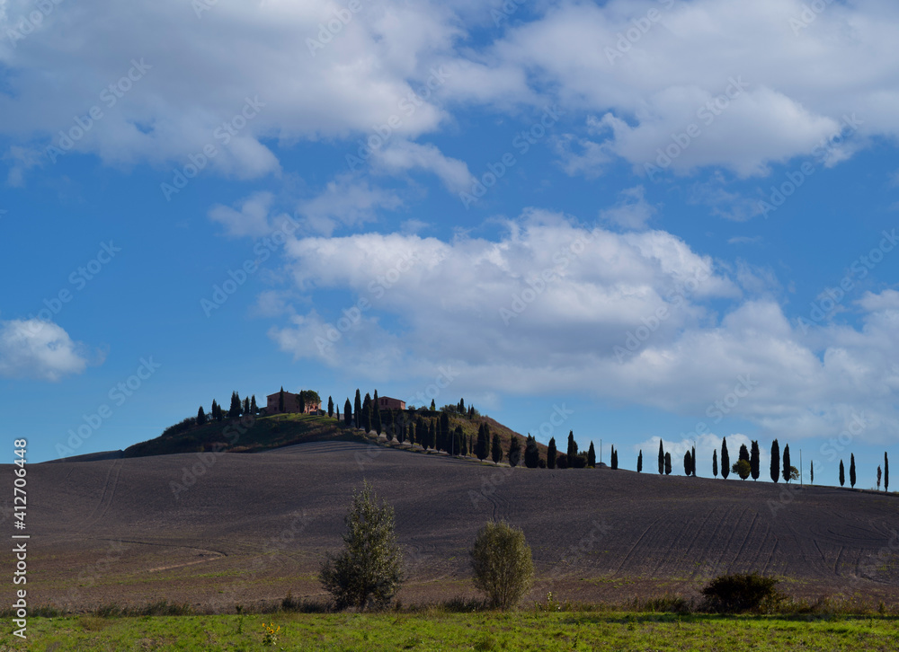 Fototapeta premium Siena Tuscany landscape