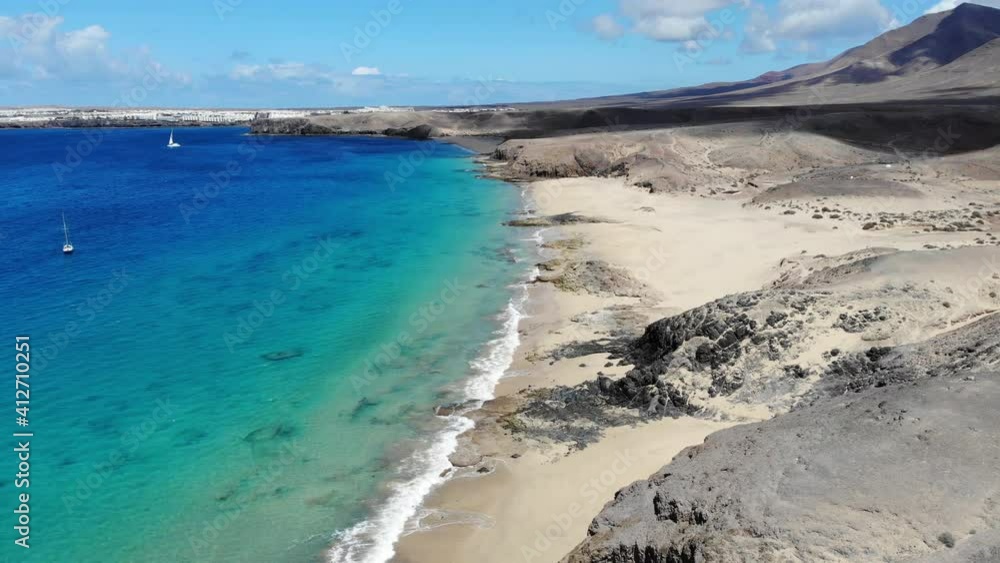 caleton blanco, Lanzarote aerea caleton blanco, Lanzarote aerea
