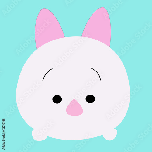 Cerdito caricatura vector