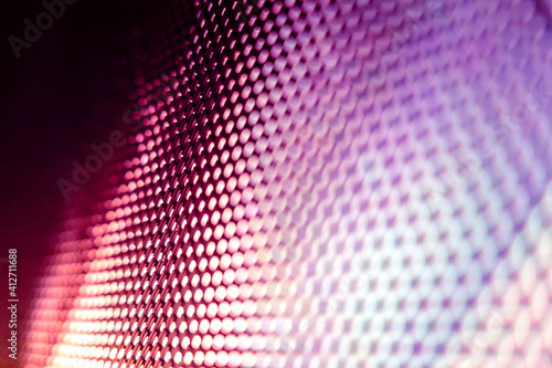 CloseUp LED blurred screen. LED soft focus background. abstract background ideal for design.