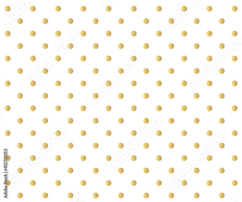 Gold polka dots pattern, colorful holiday background - vector abstract background