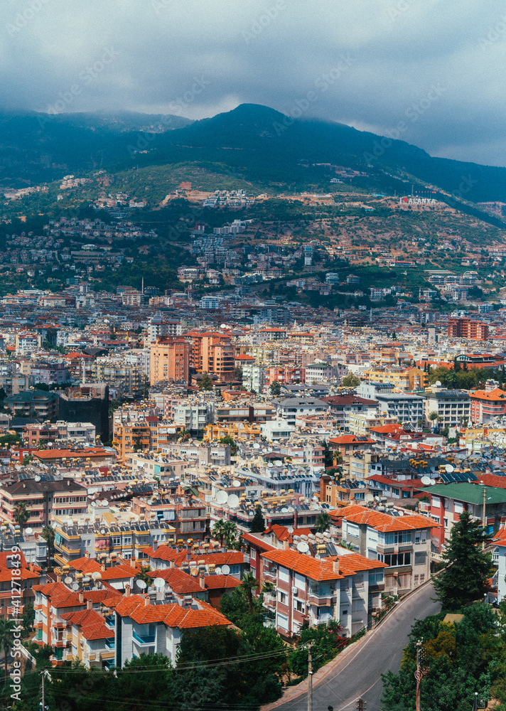 view of the city Alanya