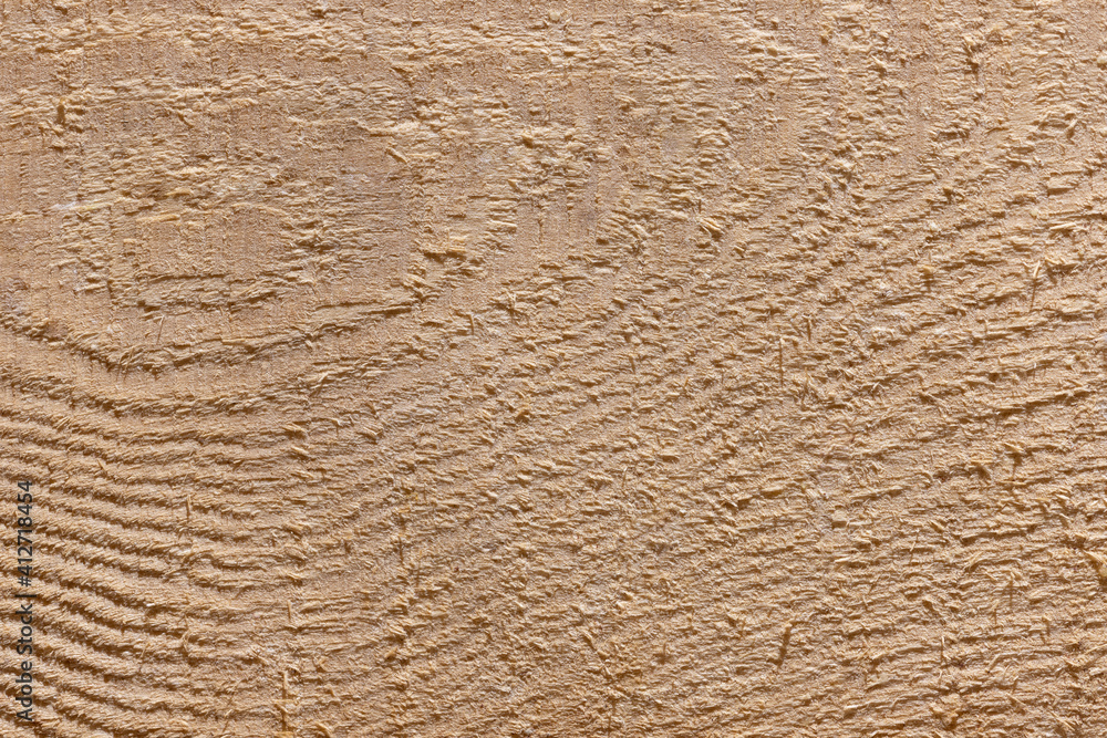 Wood coarsely sawn along the grain. Wood coarsely sawn along the grain.