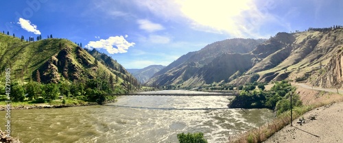 Idaho salmon river bridge