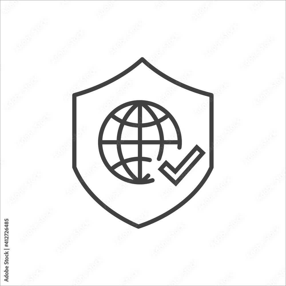 Simple approval related line vector icon It contains icons such as assurance, protection, accepted documents, quality checks. Simple approval related line vector icon It contains icons such as assurance, protection, accepted documents, quality checks.