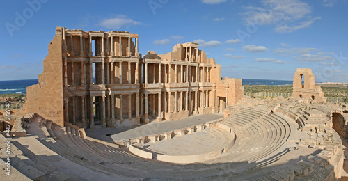 Canvas Print Roman Theatre of Sabratha, Libya
