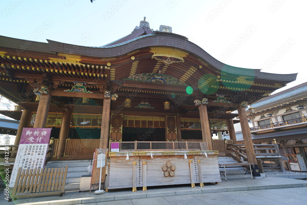 Yushima Tenjin Shrine in Ueno, Japan