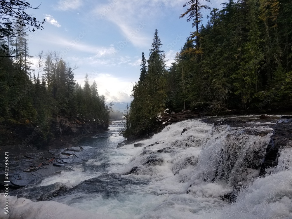 Fototapeta premium Glacier Park water