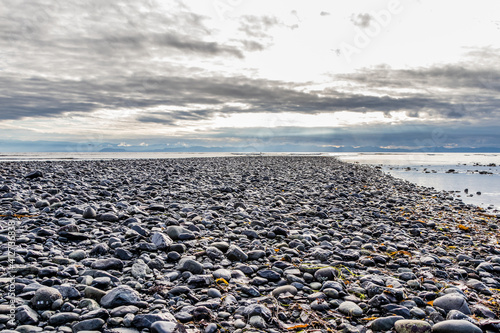 cobblestone beach at Jordan River Beach, Vancouver Island