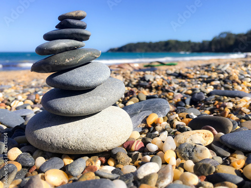 stones on the beach