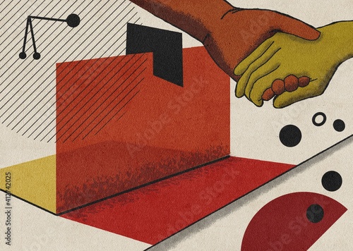 Bauhaus sale holding hands