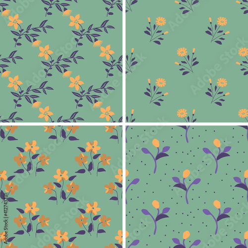 Floral patterns set