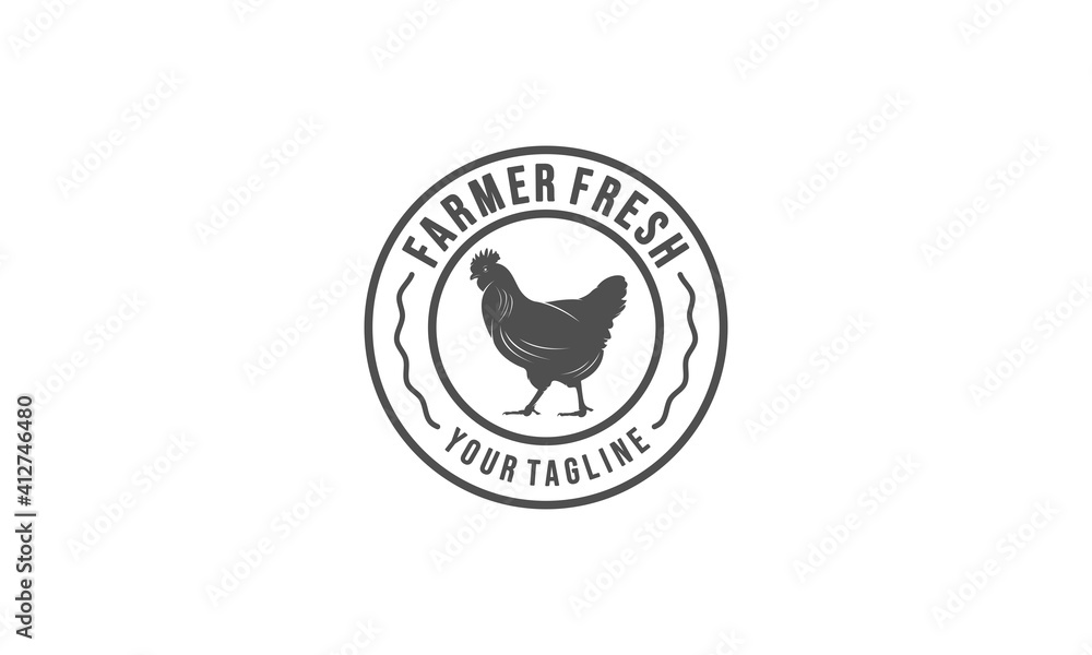 farmer fresh logo in white bakground