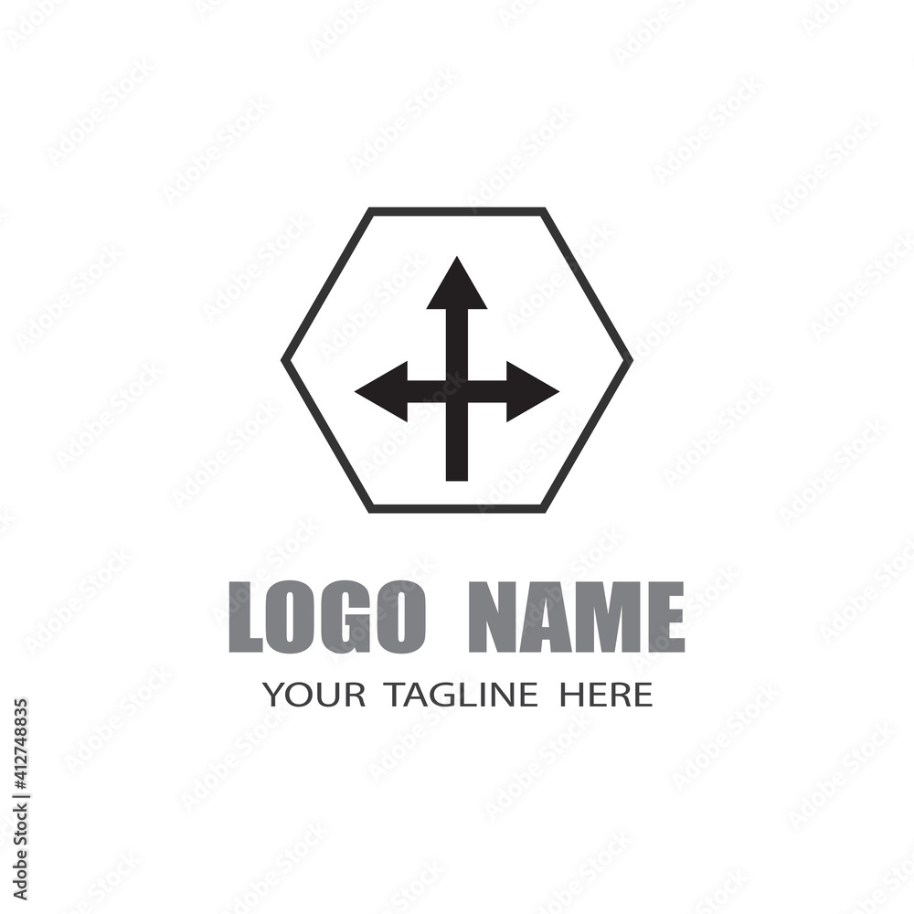 Way vector icon illustration design template Way vector icon illustration design template