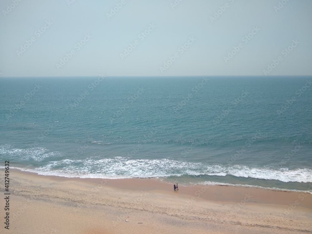 Varkkala beach, seascape view, Thiruvananthapuram Kerala