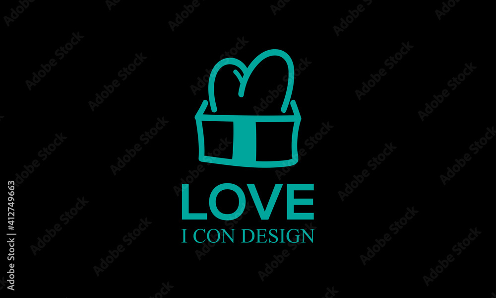 company icon design love.