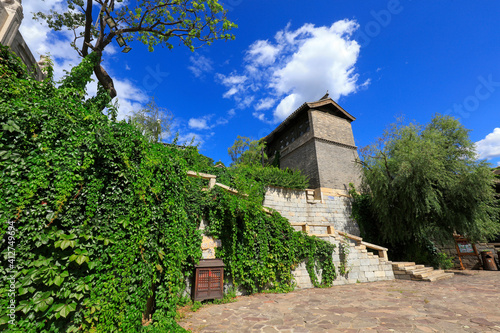 architectural landscape of Gubeikou Town, Miyun, Beijing, China photo